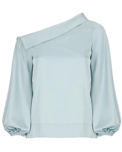 D.exterior Blouses - Blau