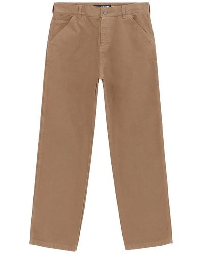 Iuter Trousers > cropped trousers - Marron