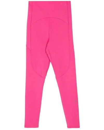 adidas By Stella McCartney Fuchsia hose mit panel-design - Pink