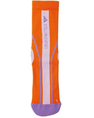 adidas By Stella McCartney Calze lunghe con logo - Arancione