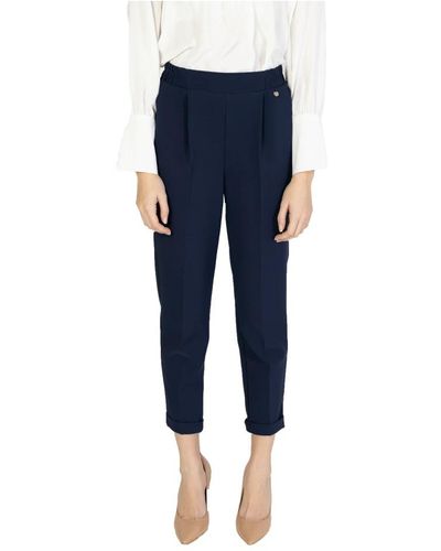 Rinascimento Cropped Trousers - Blue
