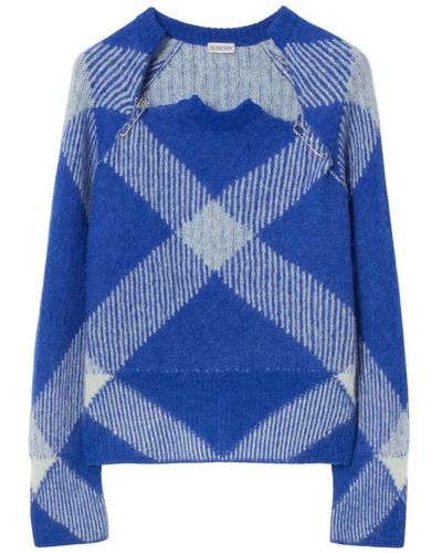 Burberry Knitwear > round-neck knitwear - Bleu