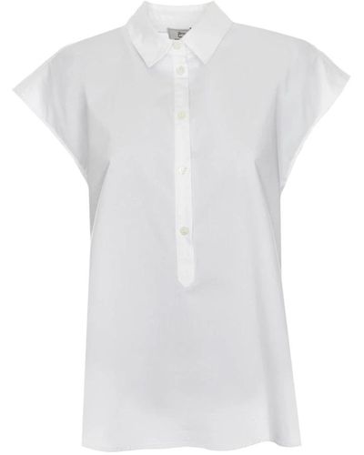 Woolrich Stilvolle Bluse Wwsi0154 - Weiß