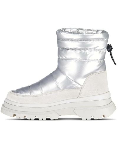 BOSS Metallic-look stivali invernali - Bianco