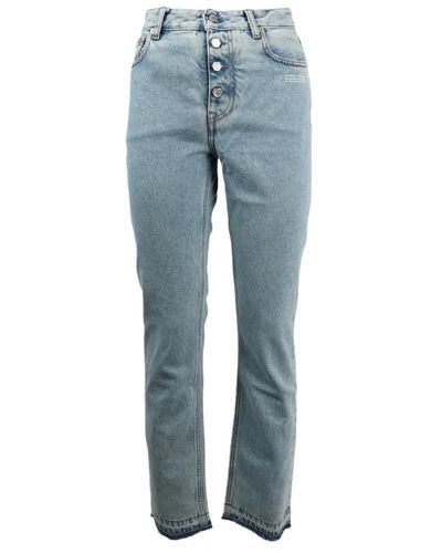 Off-White c/o Virgil Abloh Slim-Fit Jeans - Blue