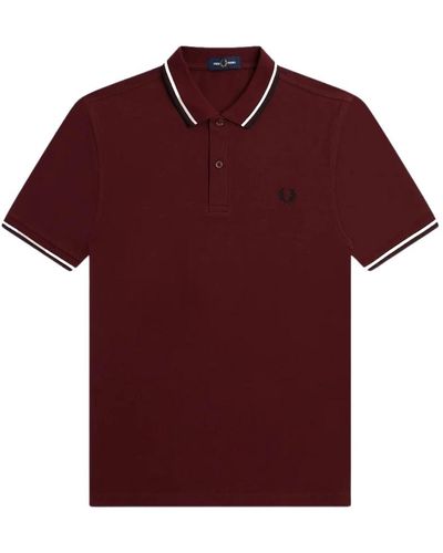 Fred Perry Slim fit twin tipped polo f perry - Rot