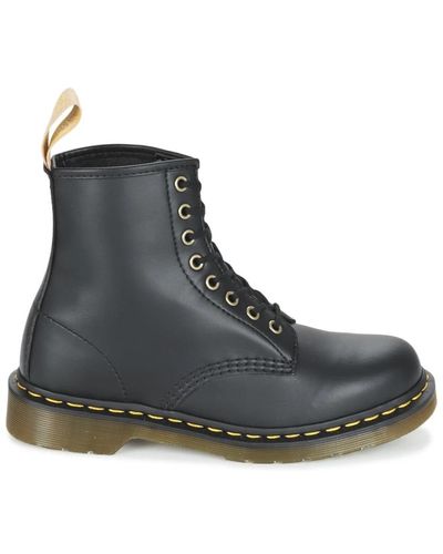 Dr. Martens Lace-Up Boots - Gray