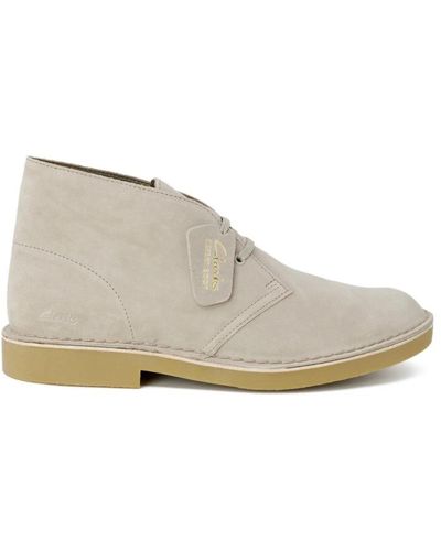 Clarks Shoes > flats > laced shoes - Blanc