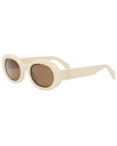 Celine Weiße sonnenbrille für den täglichen gebrauch,cl40194u 44e sunglasses,braun/havanna sonnenbrille - Natur