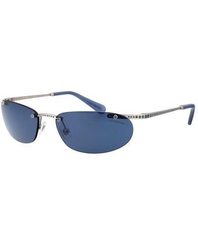 Swarovski Stylische sonnenbrille mit modell 0sk7019 - Blau