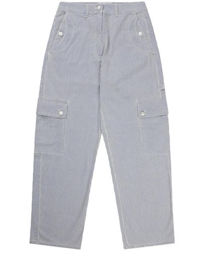 Munthe Trousers > tapered trousers - Gris