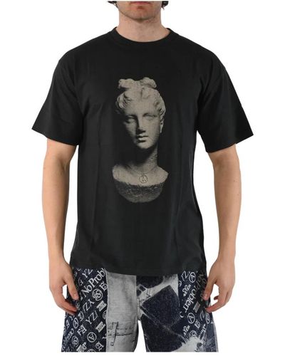 Aries Vintage statue print t-shirt - Nero