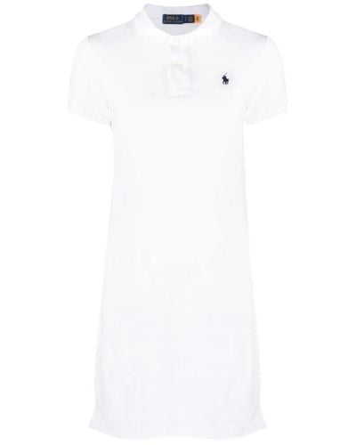 Ralph Lauren Short Dresses - White