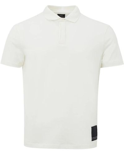 Armani Exchange Tops > polo shirts - Blanc