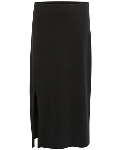 My Essential Wardrobe Midi skirts - Negro