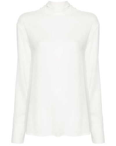 Fabiana Filippi Long Sleeve Tops - White