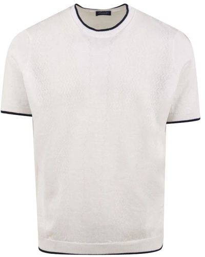 Drumohr Tops > t-shirts - Blanc