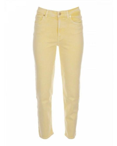 7 For All Mankind Jeans Malia Colored Luxe - Gelb