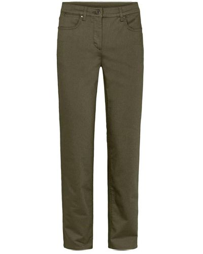 LauRie Trousers > slim-fit trousers - Vert