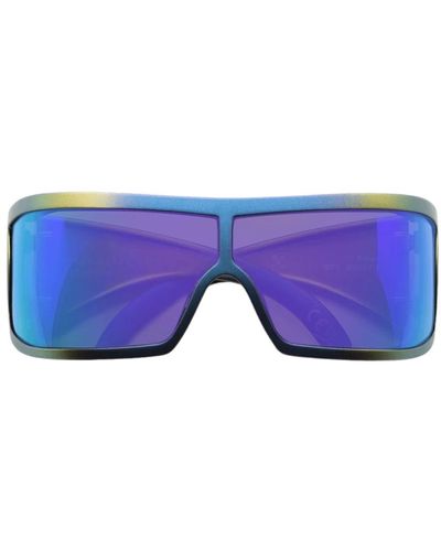 Retrosuperfuture Wraparound sonnenbrille - Blau
