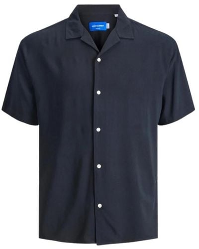 Jack & Jones Short Sleeve Shirts - Blue