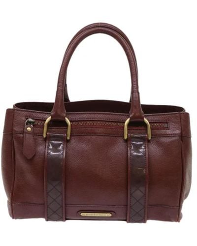 Burberry Pre-owned > pre-owned bags > pre-owned handbags - Rouge