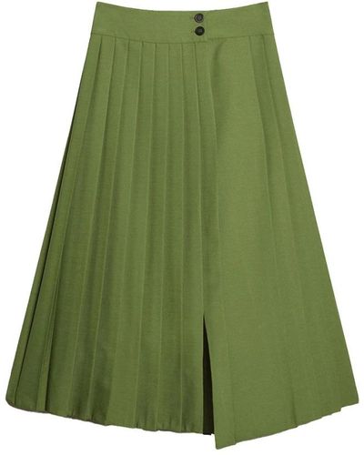 Golden Goose Midi Skirts - Green