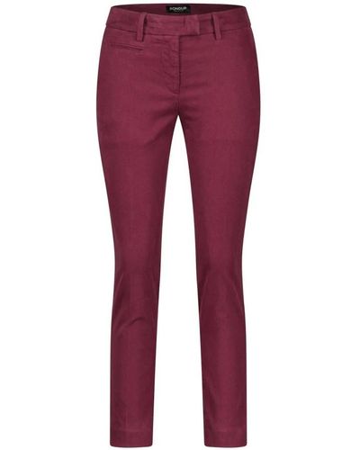 Dondup Slim-Fit Trousers - Red