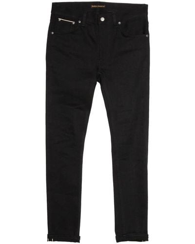 Nudie Jeans Slim-Fit Jeans - Black