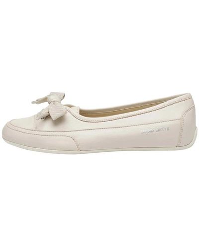Candice Cooper Ballerine in pelle candy bow - Bianco