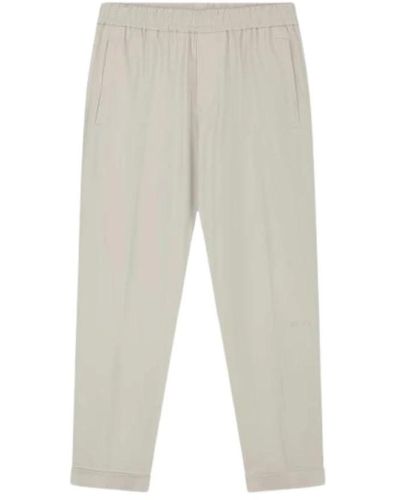 OLAF HUSSEIN Straight trousers - Gris