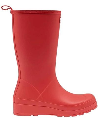 HUNTER Rain Boots - Red