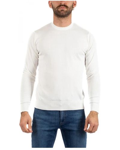 Aspesi Knitwear > round-neck knitwear - Blanc