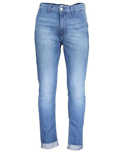 Calvin Klein Enge Jeans - Blau