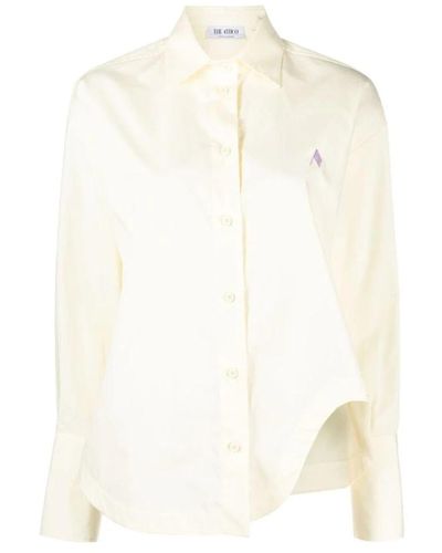 The Attico Camicia diana a maniche lunghe - Bianco