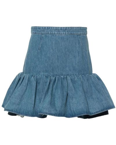 Patou Denim Skirts - Blue