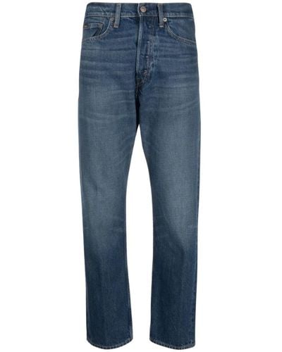 Polo Ralph Lauren Erweitern Sie Ihre Denim-Kollektion mit Rlxd STR Crp-Cropped-Straight Jeans - Blau