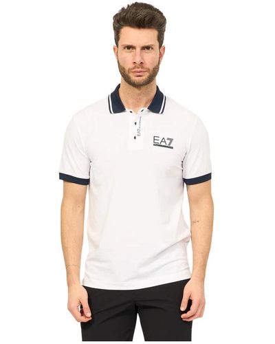 EA7 Polo Shirts - White