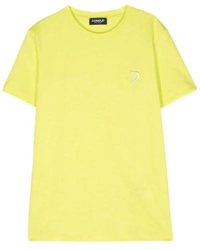 Dondup Lime t-shirt - Gelb