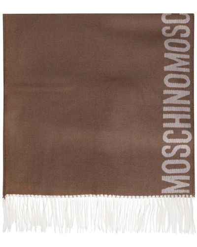 Moschino Hooded scarf - Marrone