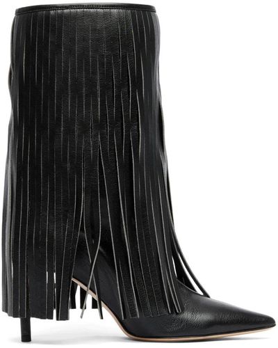 Bettina Vermillon High Boots - Black
