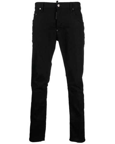 DSquared² E Noos Herren Jeans - Stilvolles Upgrade für Deine Garderobe - Schwarz