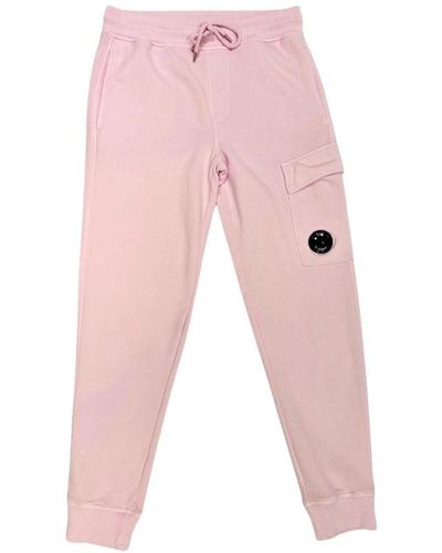 C.P. Company Heavenly pin rose jogging cargo - Pink