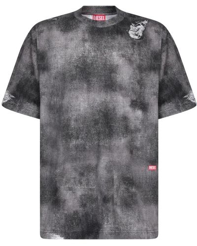 DIESEL T-Shirts - Gray