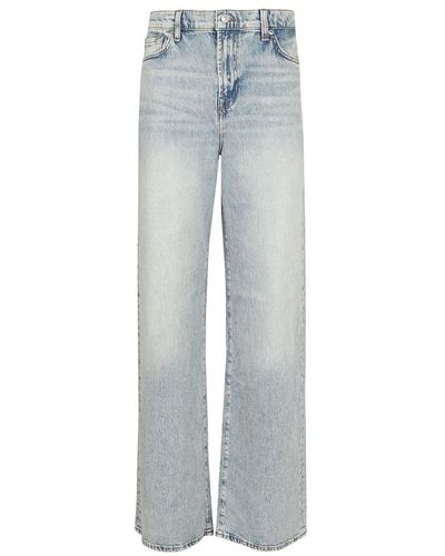 7 For All Mankind Jeans > straight jeans - Bleu