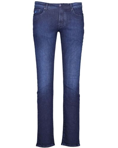 Atelier Noterman Jeans > slim-fit jeans - Bleu