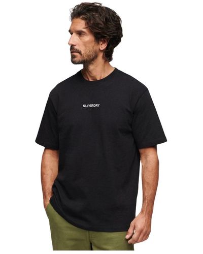 Superdry T-shirt alla moda per uomini - Nero