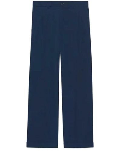 Gucci Cropped Trousers - Blue