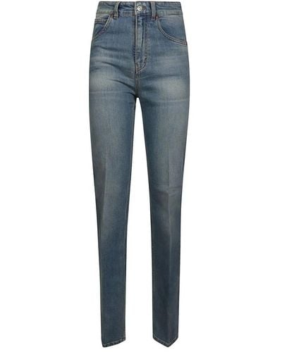 Victoria Beckham Slim-Fit Jeans - Blue
