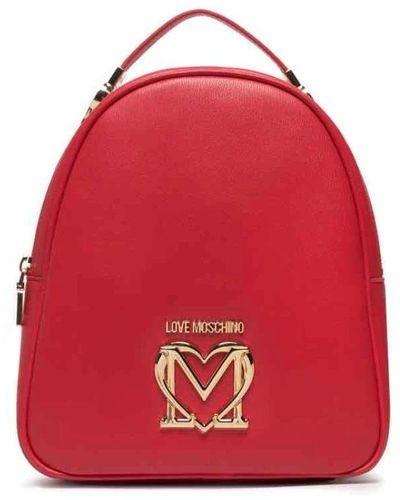 Love Moschino Backpacks - Red